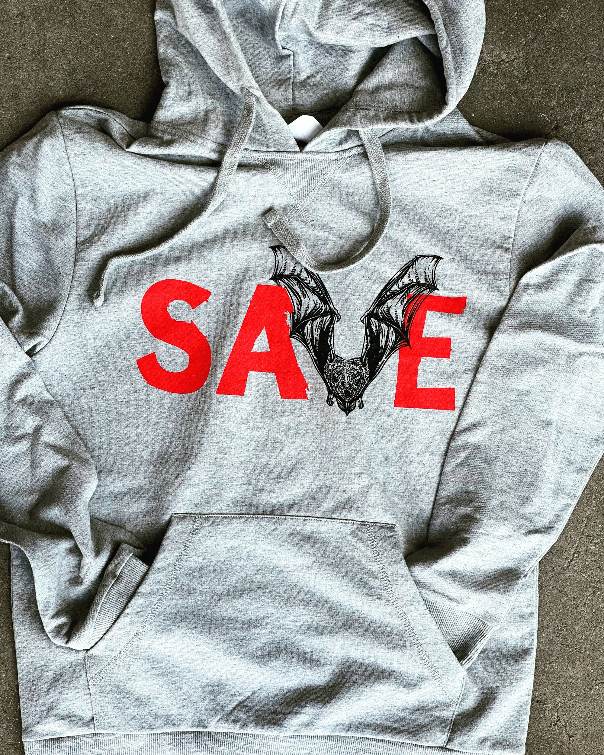Save Bats Organic Hoodie
